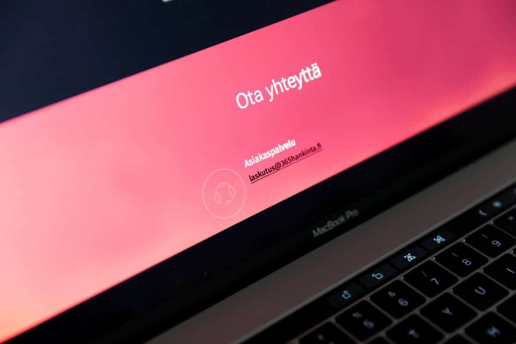 Kuva yrityksen ota yhteyttä -sivulta.