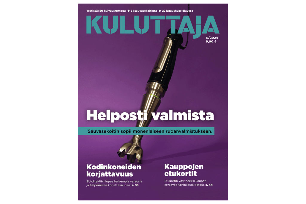 Kuluttaja-lehti 6/2024.