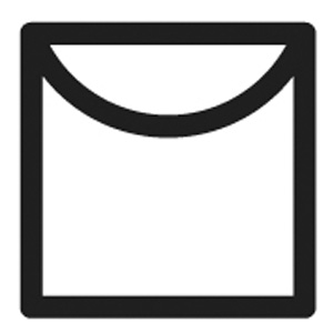 Ripustuskuivauksen merkki.