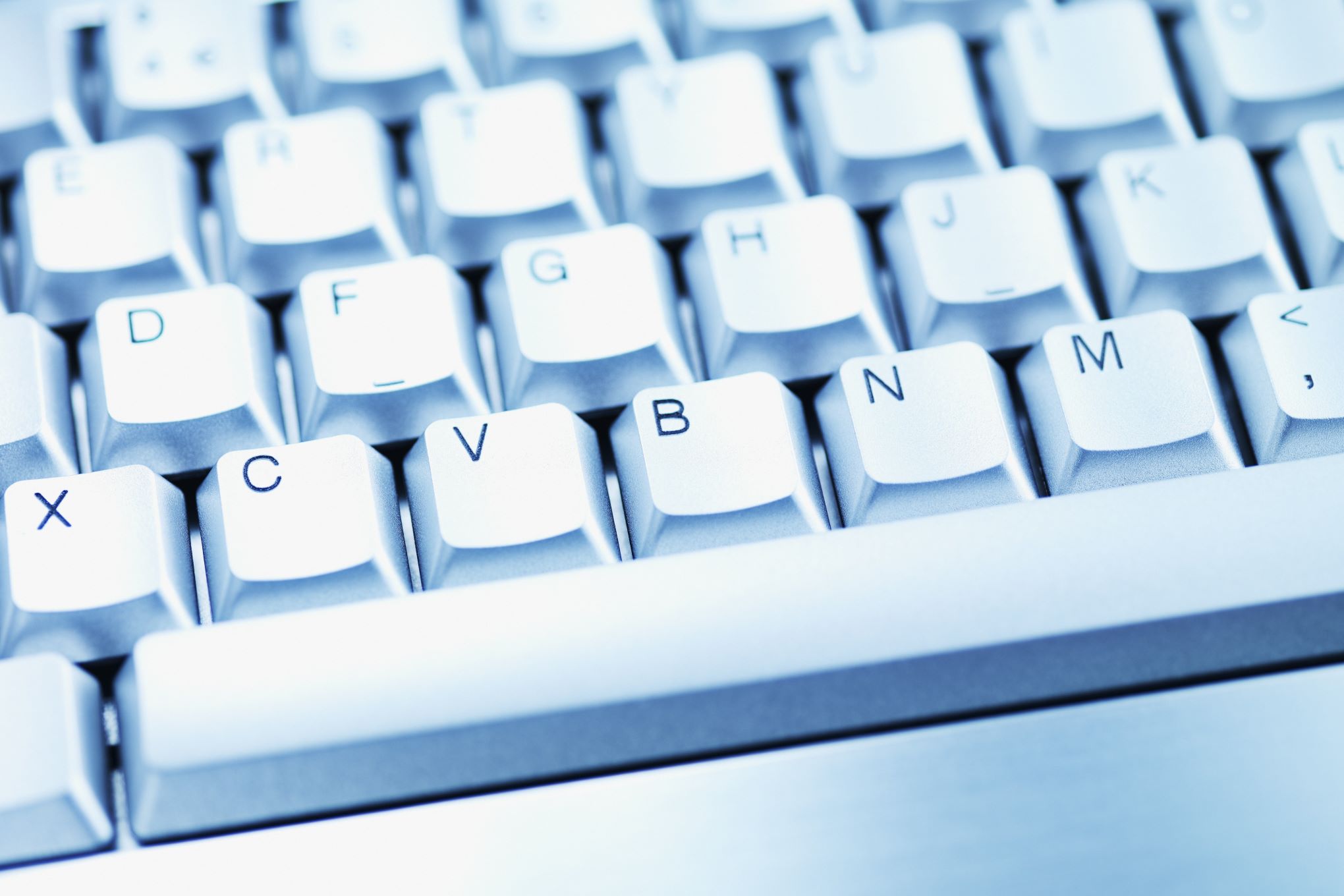 Tietokoneen näppäimistö.