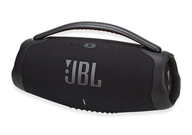 Kannettava bluetooth-kaiutin.