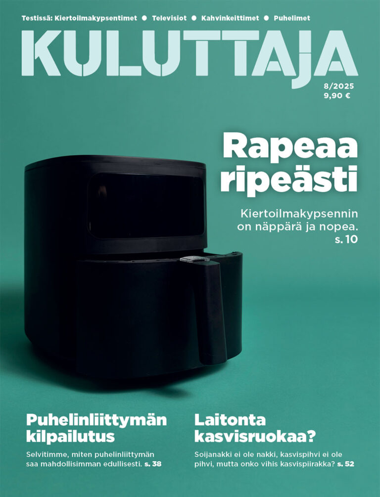 Kuluttaja 8/2025.
