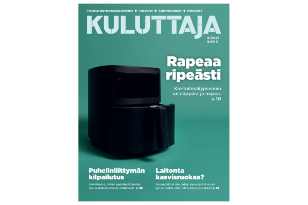Kuluttaja-lehti 8/2025.