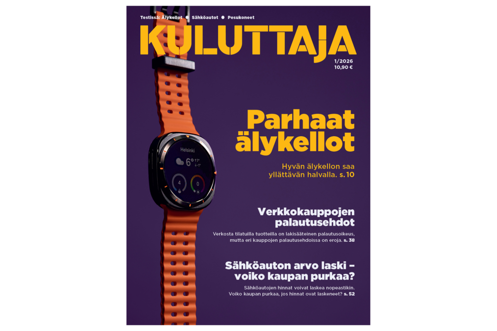 Kuluttaja-lehti 1/2026.