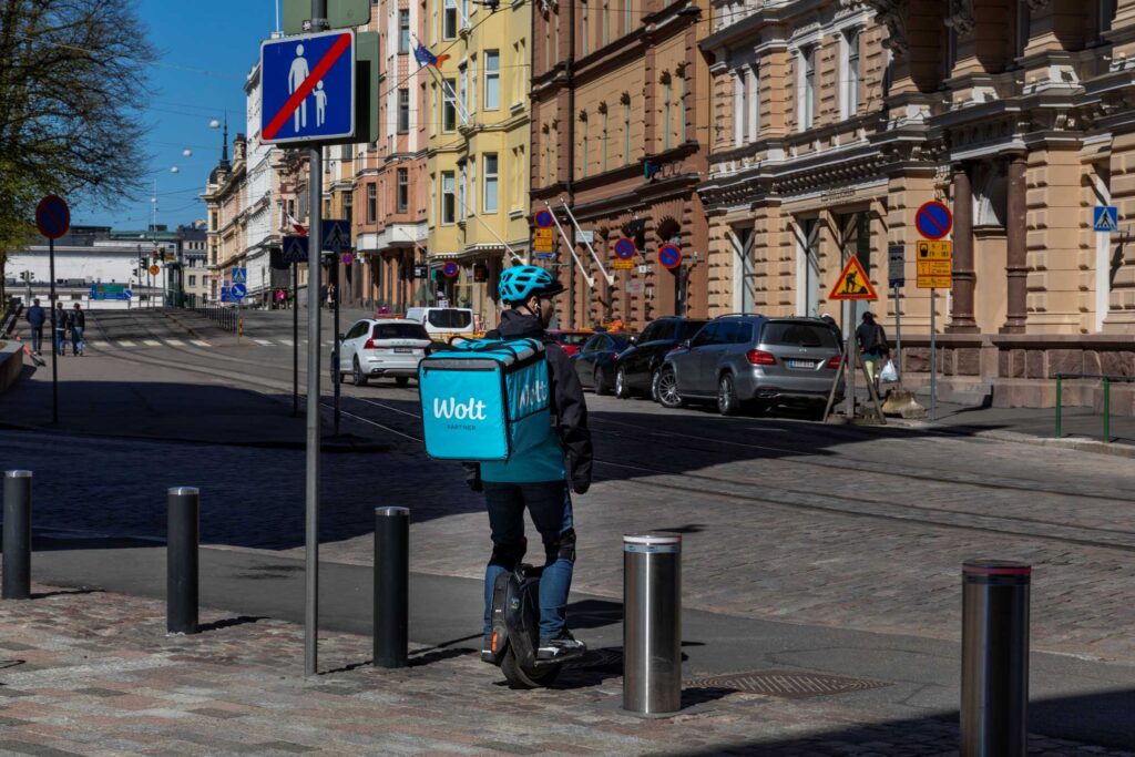 Woltin ruokalähetti.