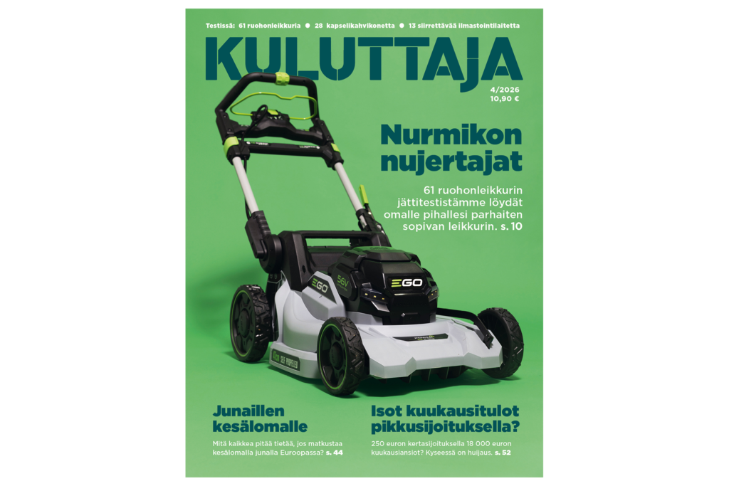 Kuluttaja-lehti 4/2026.