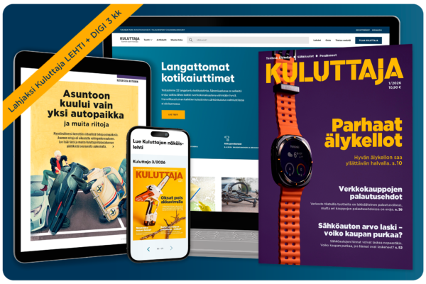 Lahjakortti Kuluttaja Lehti + Digi 3 kk.