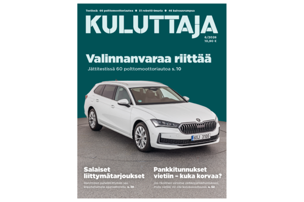 Kuluttaja-lehti 6/2026.